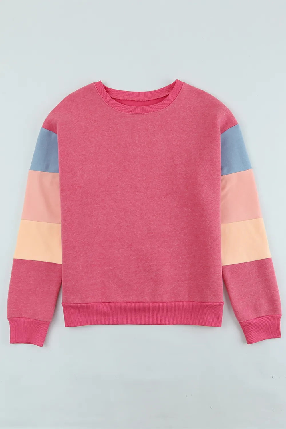 L'ADM - Sweatshirt Color Block à Col Rond
