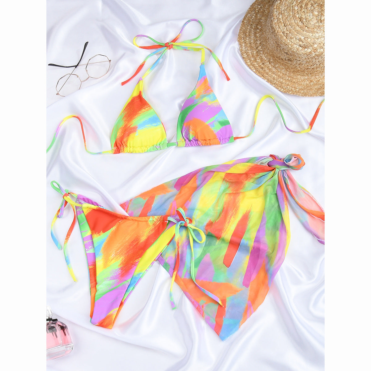 L'ADM – Bikini 3 Pièces "Tie & Glow"