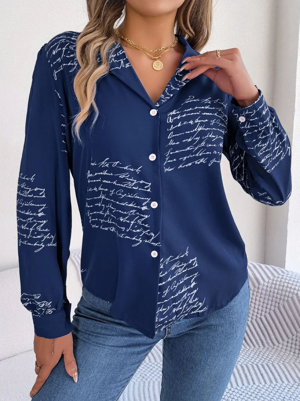 L’ADM - Blouse Boutonnée Manches Longues