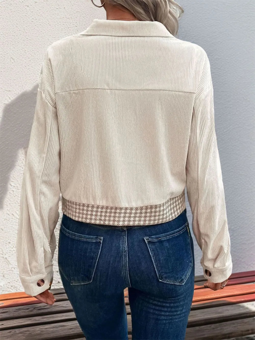 L'ADM - Blazer Court à Boutons Dorés