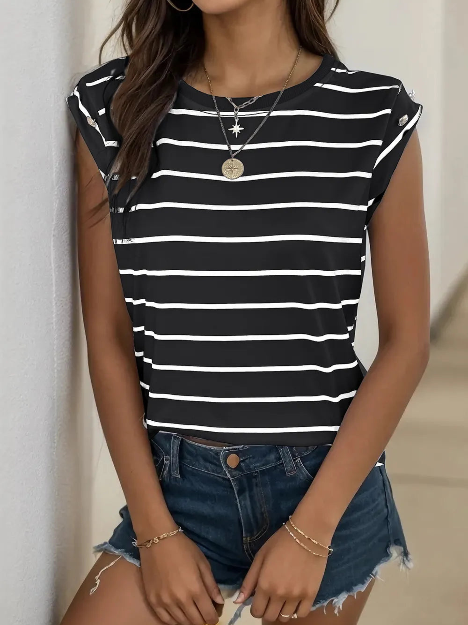 L'ADM - T-shirt Col Rond