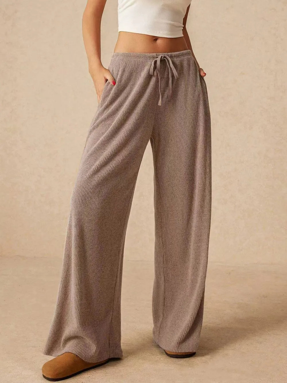 L'ADM – Pantalon Côtelé à Jambes Larges