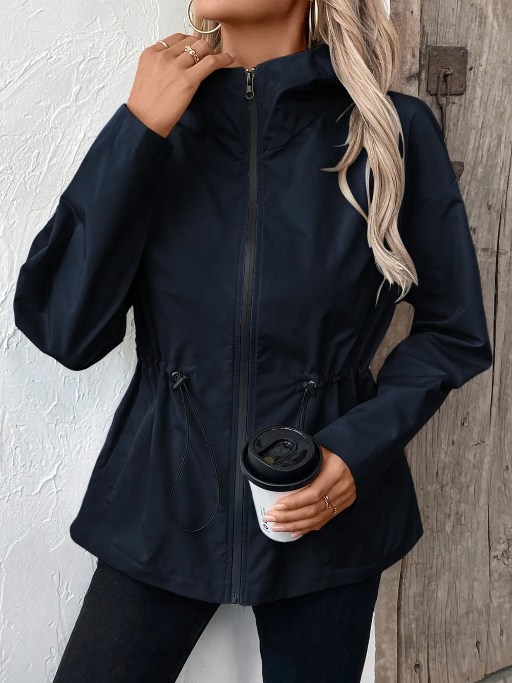 L’ADM – Veste à Capuche Zippée av « Ivy Lane »