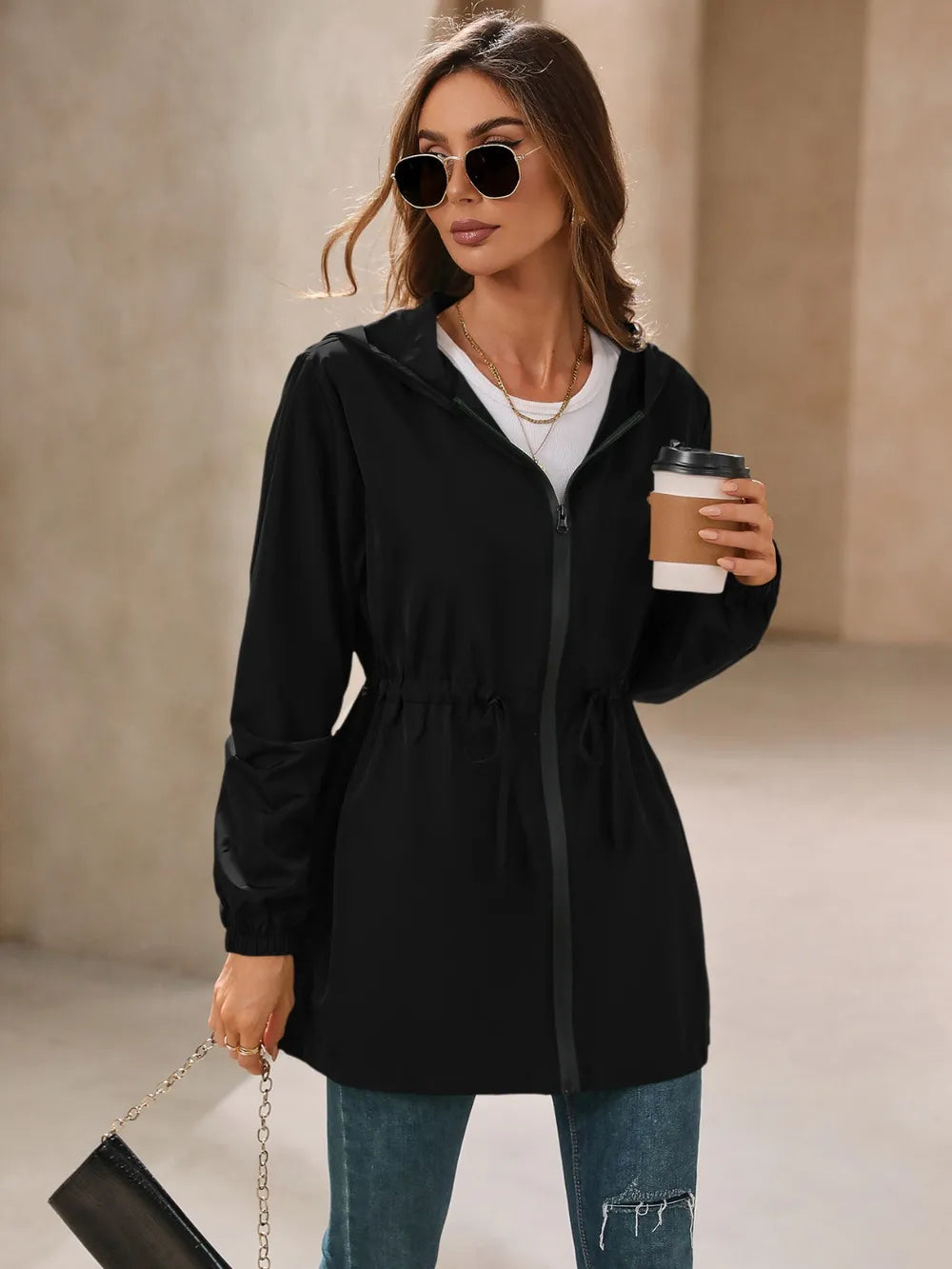 L’ADM – Veste Coupe-Vent Long Imperméable
