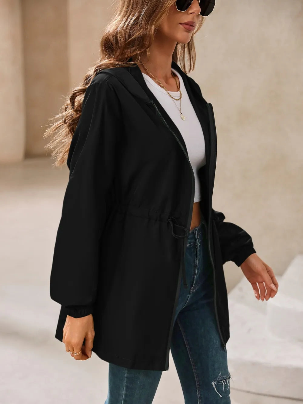 L’ADM – Veste Coupe-Vent Long Imperméable