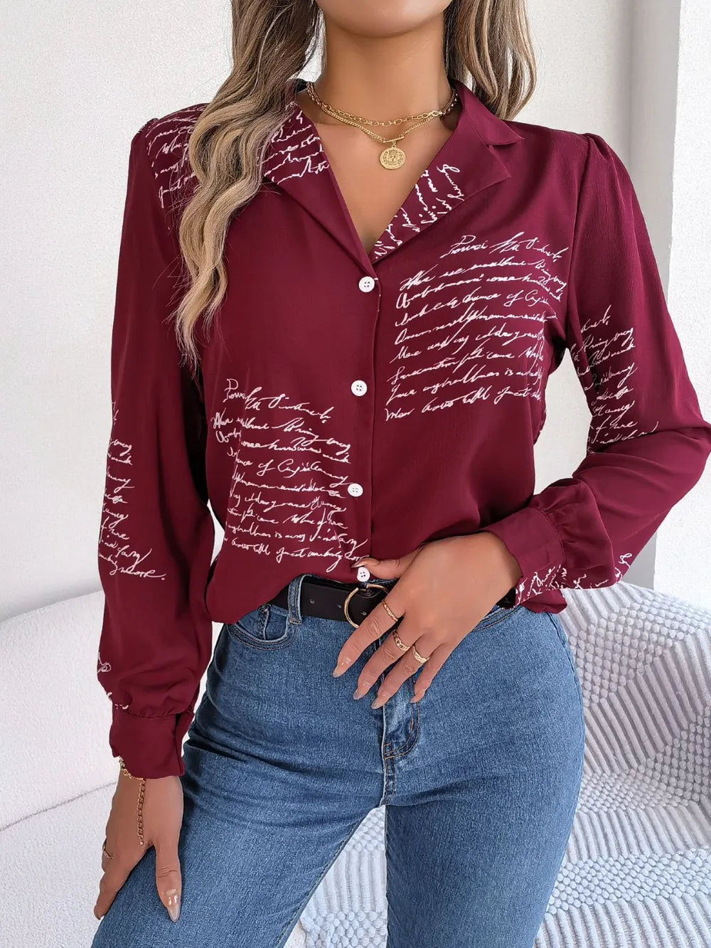 L’ADM - Blouse Boutonnée Manches Longues