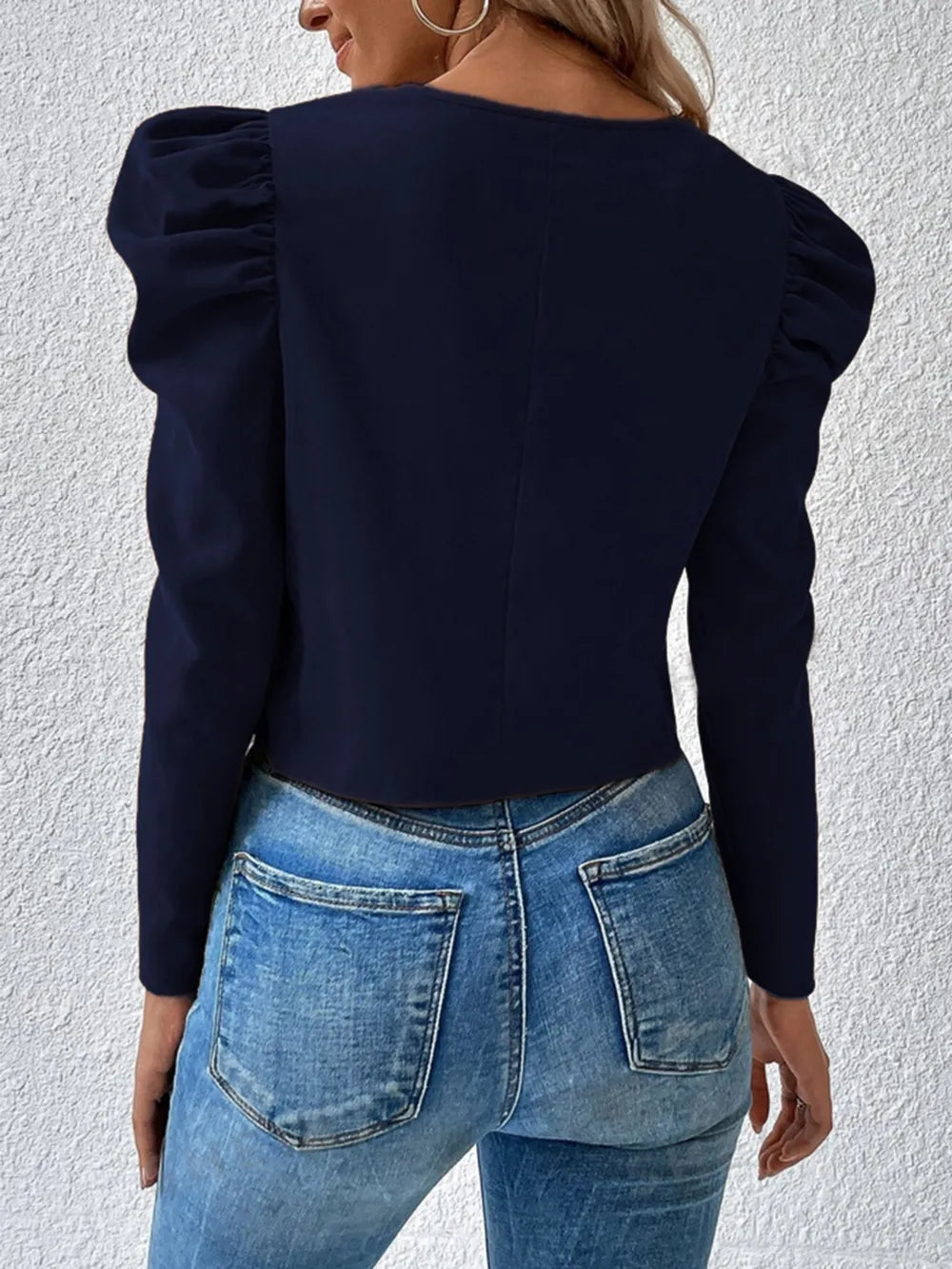 L’ADM – Veste Zippée à Manches Bouffantes