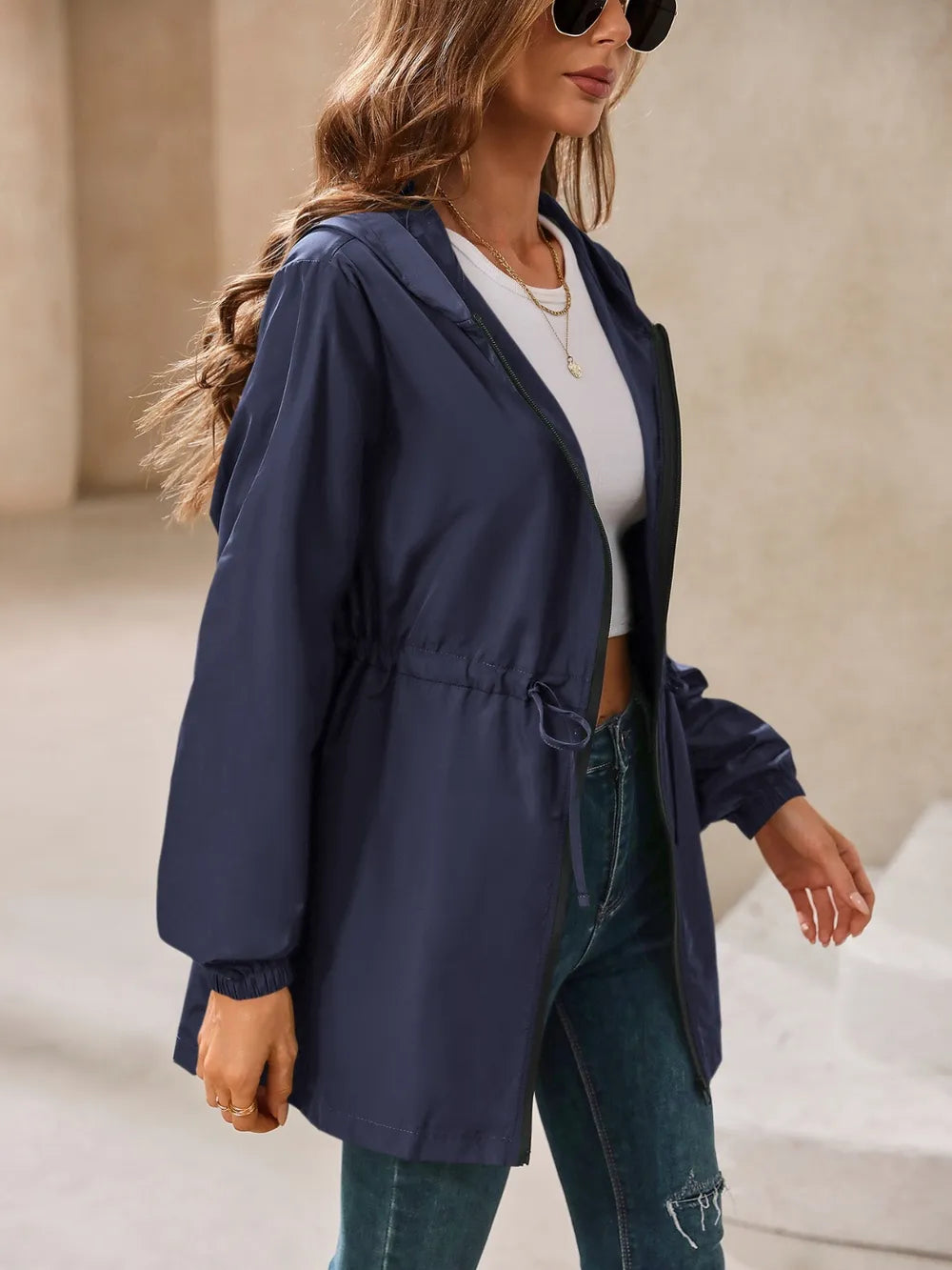 L’ADM – Veste Coupe-Vent Long Imperméable