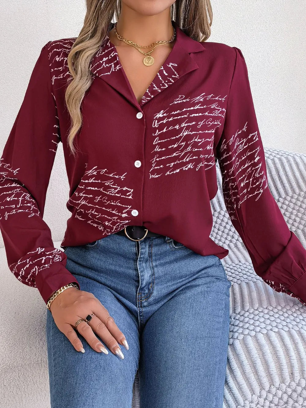 L’ADM - Blouse Boutonnée Manches Longues