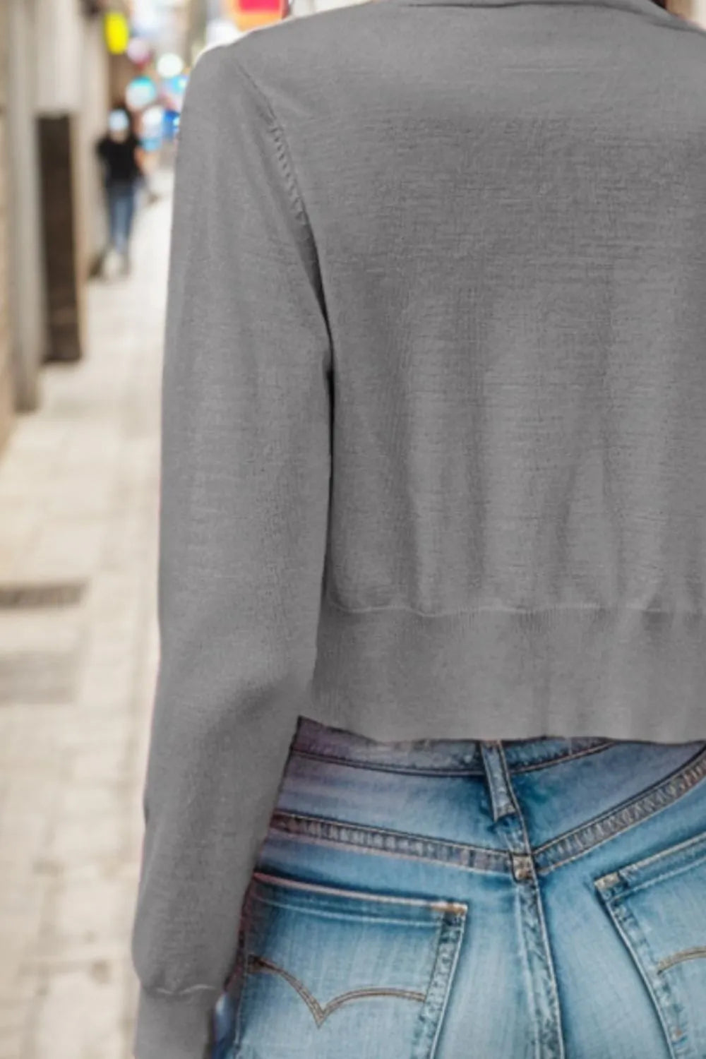 L'ADM - Gilet à Manches Longues Boutonné