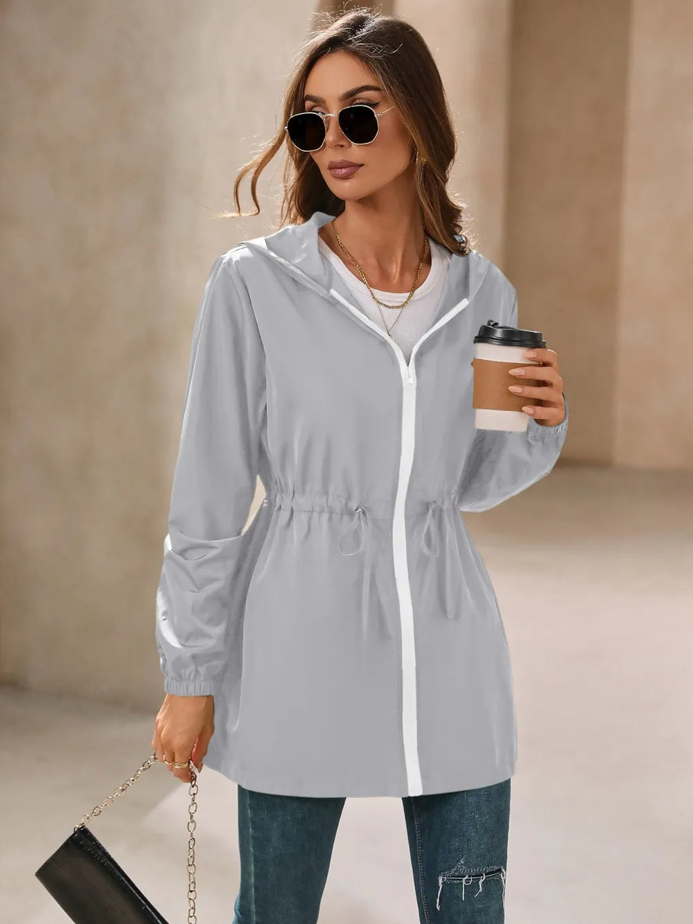 L’ADM – Veste Coupe-Vent Long Imperméable