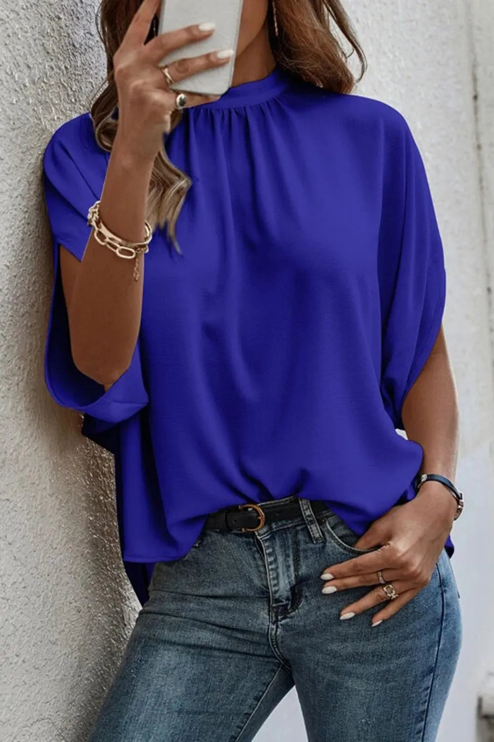 L'ADM - Blouse à Fentes et Dos Noué Blouse