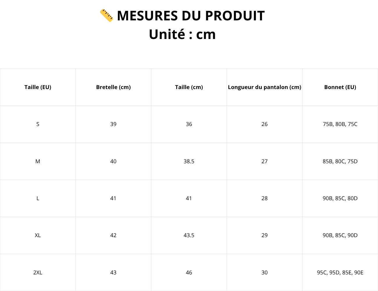 L'ADM – Bikini 2 Pièces "Black Allure"
