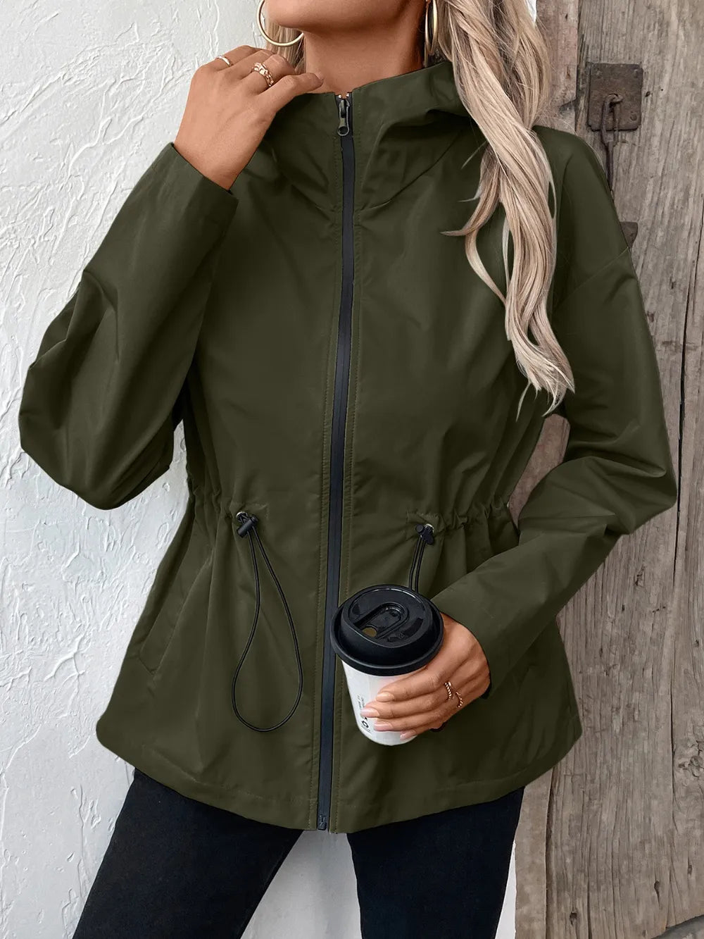 L’ADM – Veste à Capuche Zippée av « Ivy Lane »