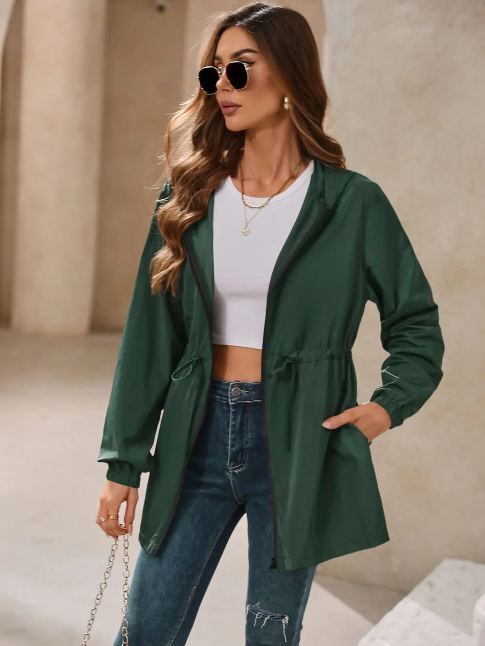 L’ADM – Veste Coupe-Vent Long Imperméable