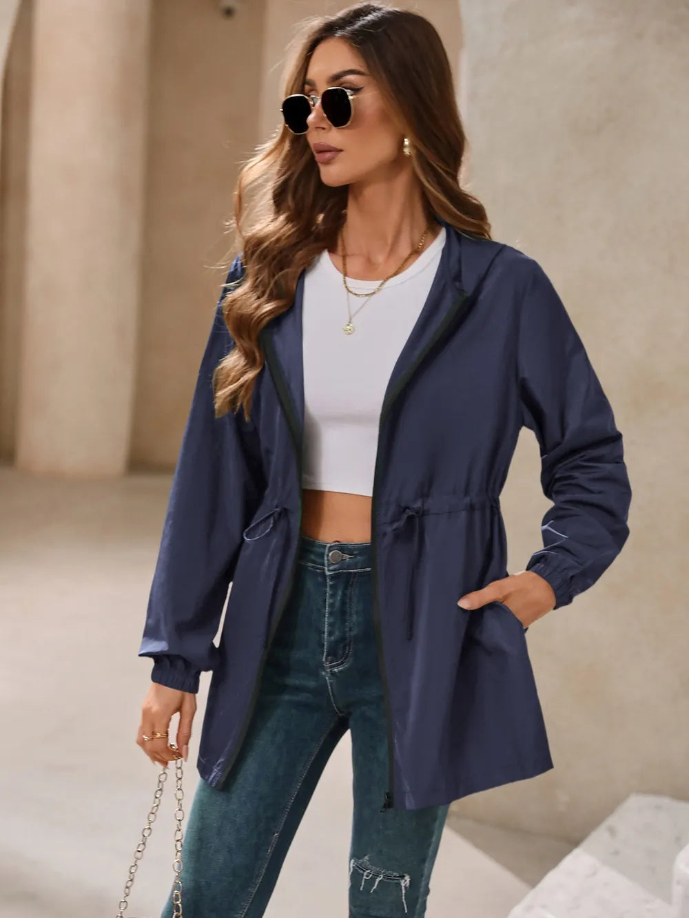 L’ADM – Veste Coupe-Vent Long Imperméable
