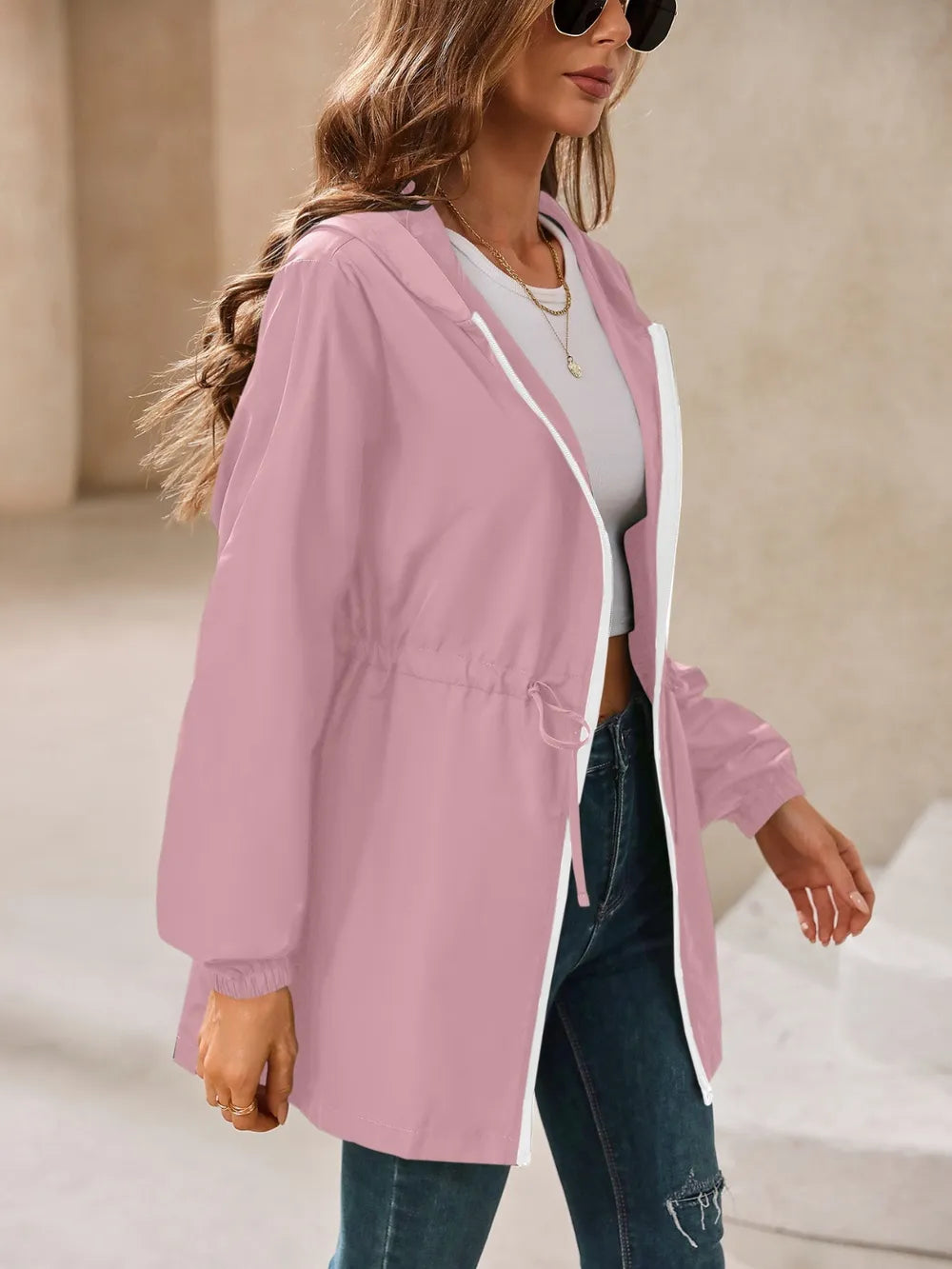 L’ADM – Veste Coupe-Vent Long Imperméable