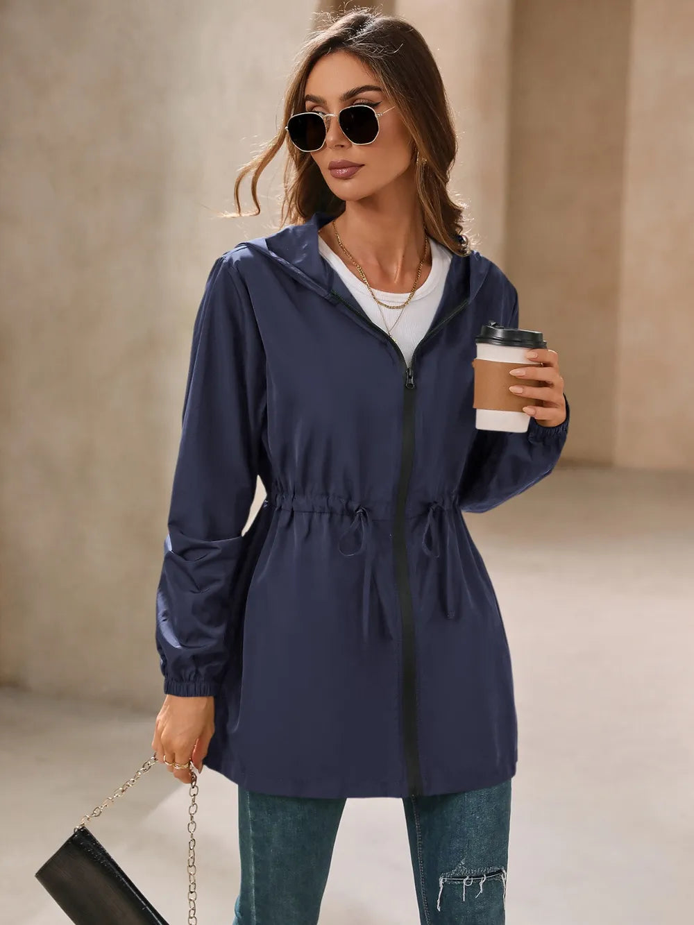 L’ADM – Veste Coupe-Vent Long Imperméable