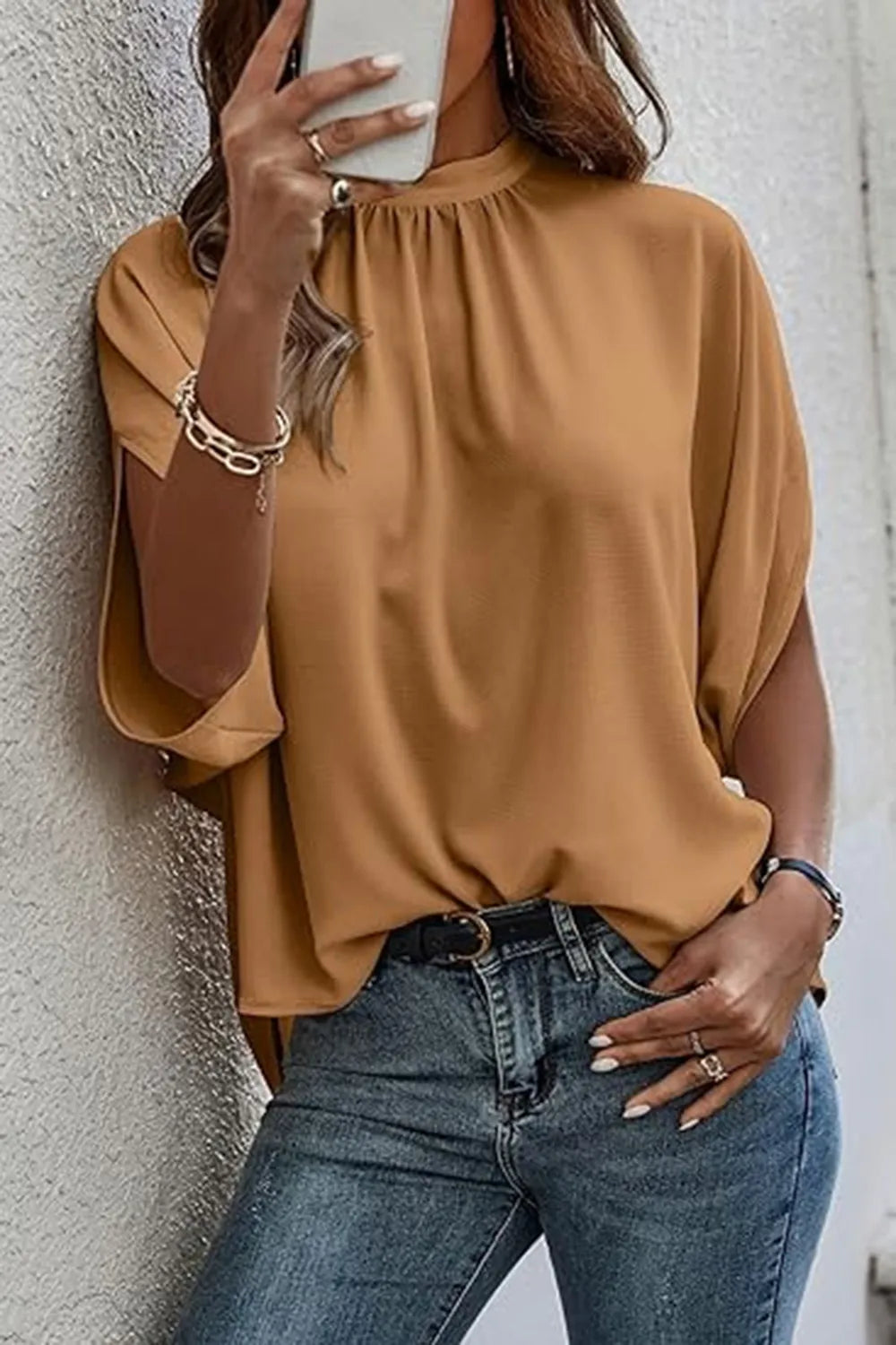 L'ADM - Blouse à Fentes et Dos Noué Blouse