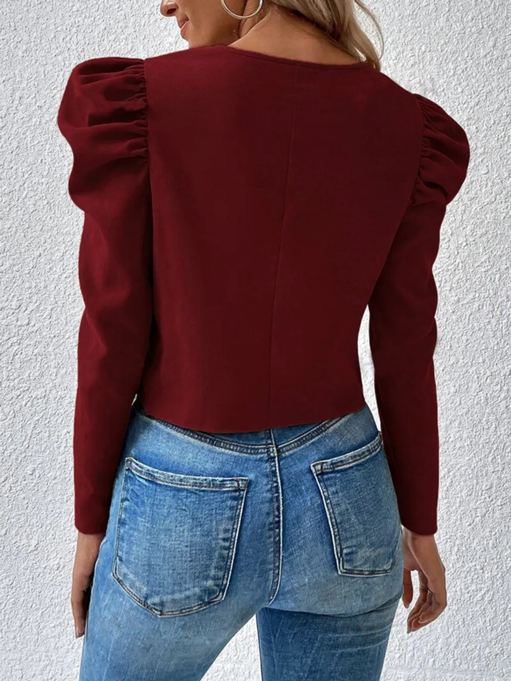L’ADM – Veste Zippée à Manches Bouffantes