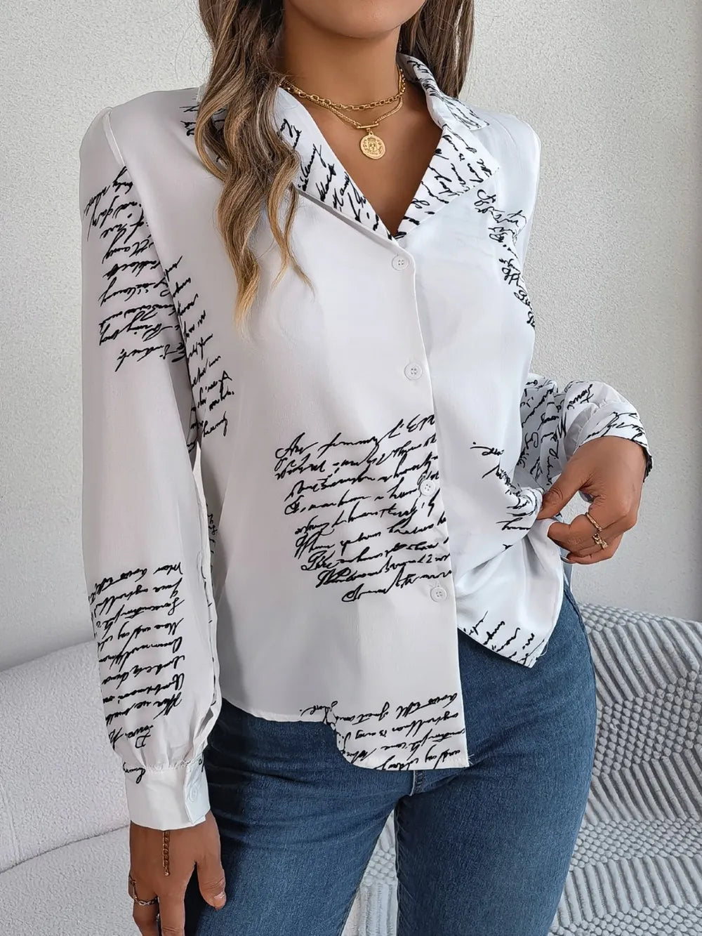 L’ADM - Blouse Boutonnée Manches Longues