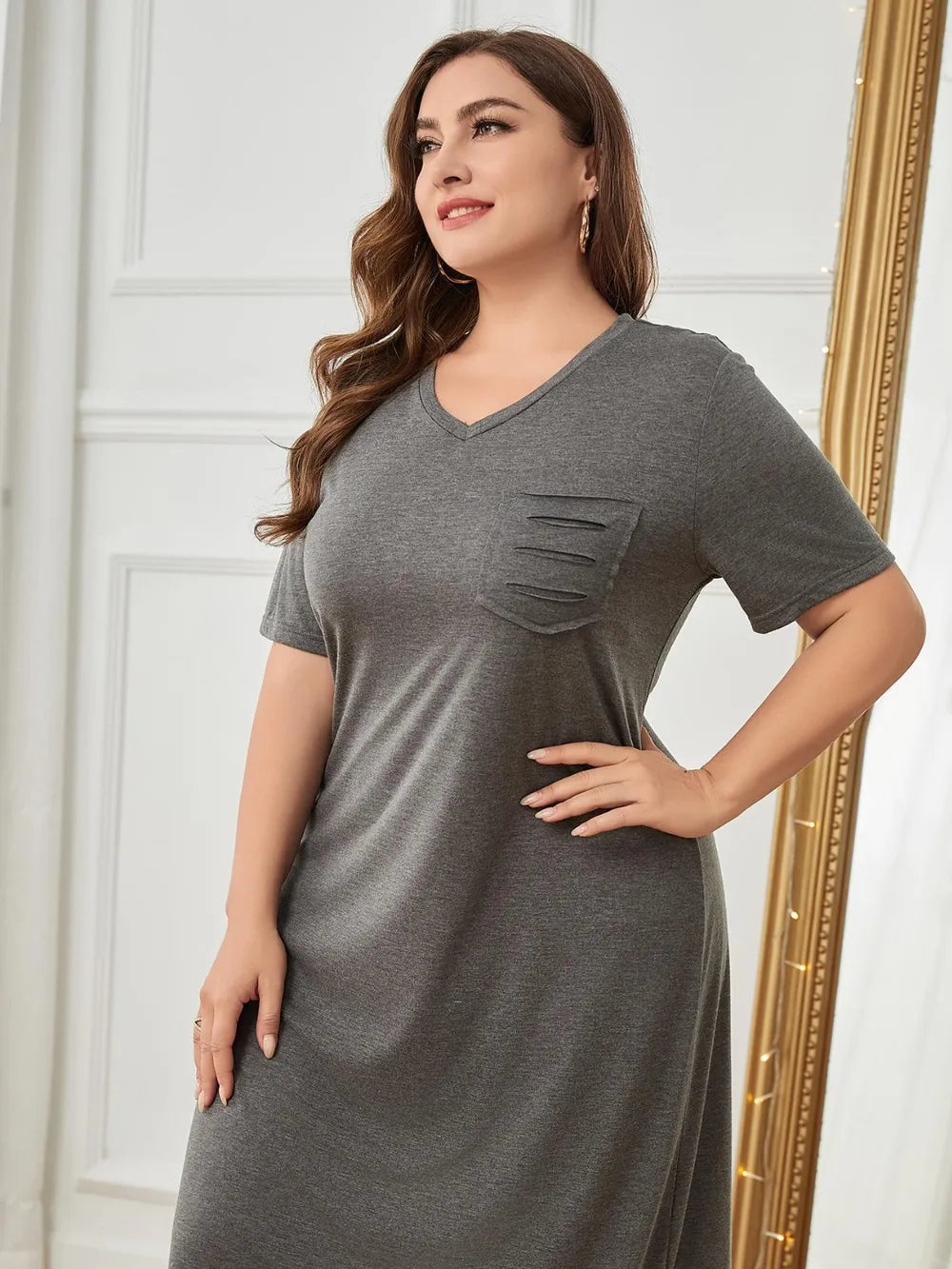 L'ADM - Robe Grande Taille Décontractée