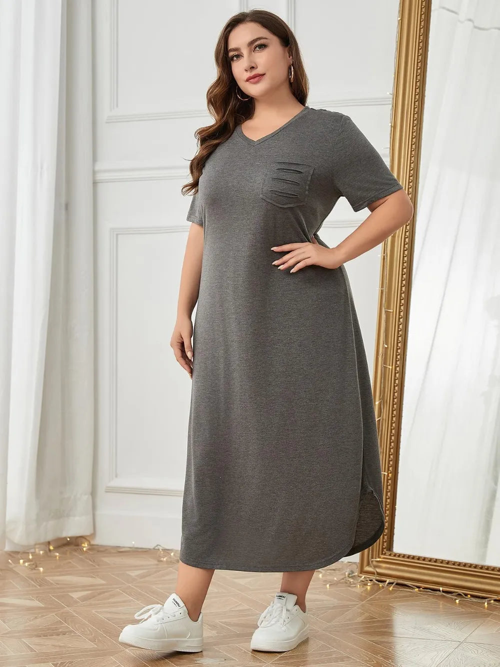 L'ADM - Robe Grande Taille Décontractée