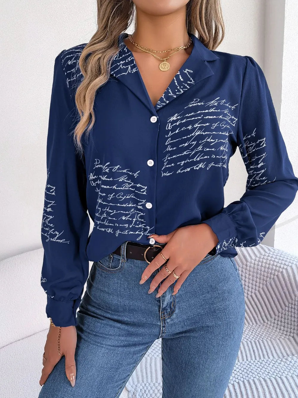 L’ADM - Blouse Boutonnée Manches Longues