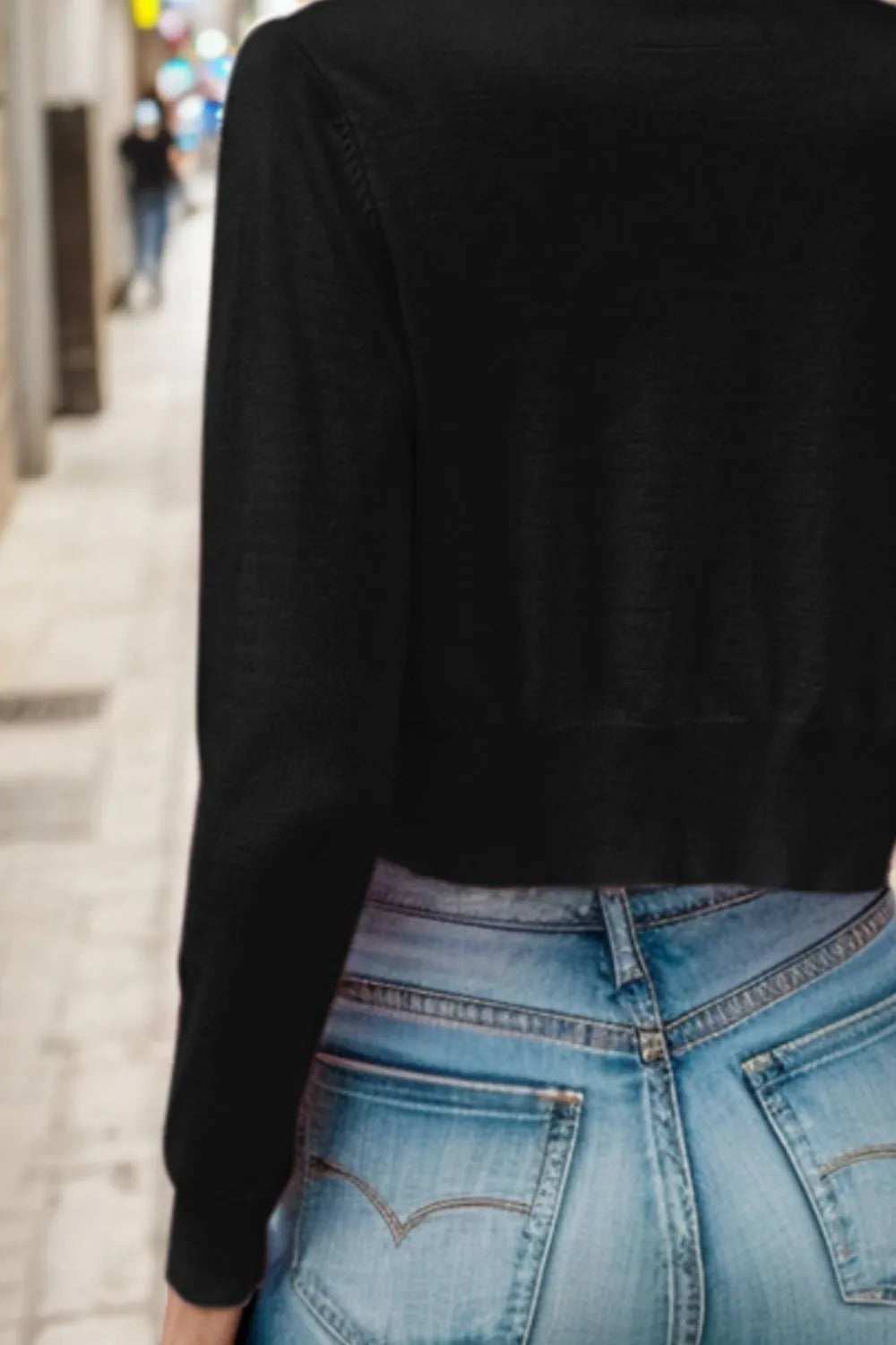 L'ADM - Gilet à Manches Longues Boutonné