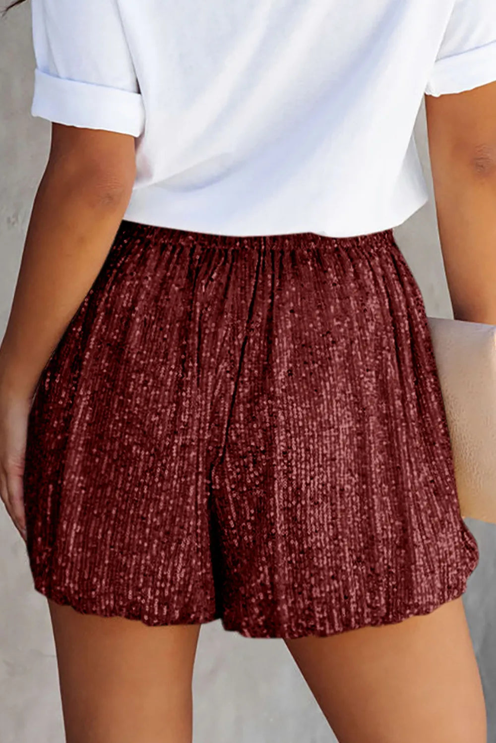 L'ADM – Short Glamour à Taille Élastique