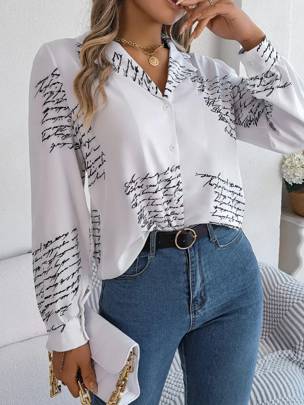 L’ADM - Blouse Boutonnée Manches Longues