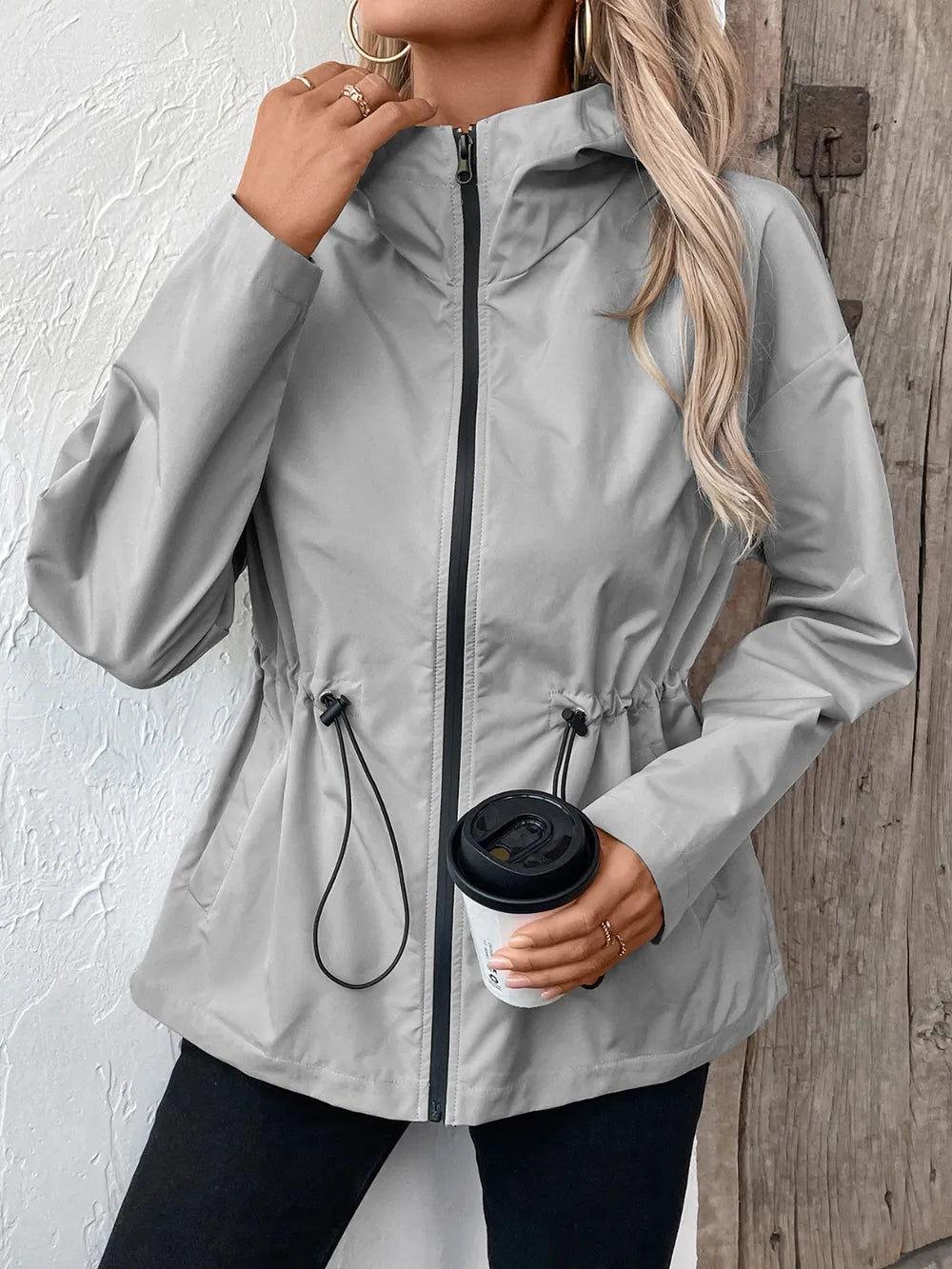 L’ADM – Veste à Capuche Zippée av « Ivy Lane »