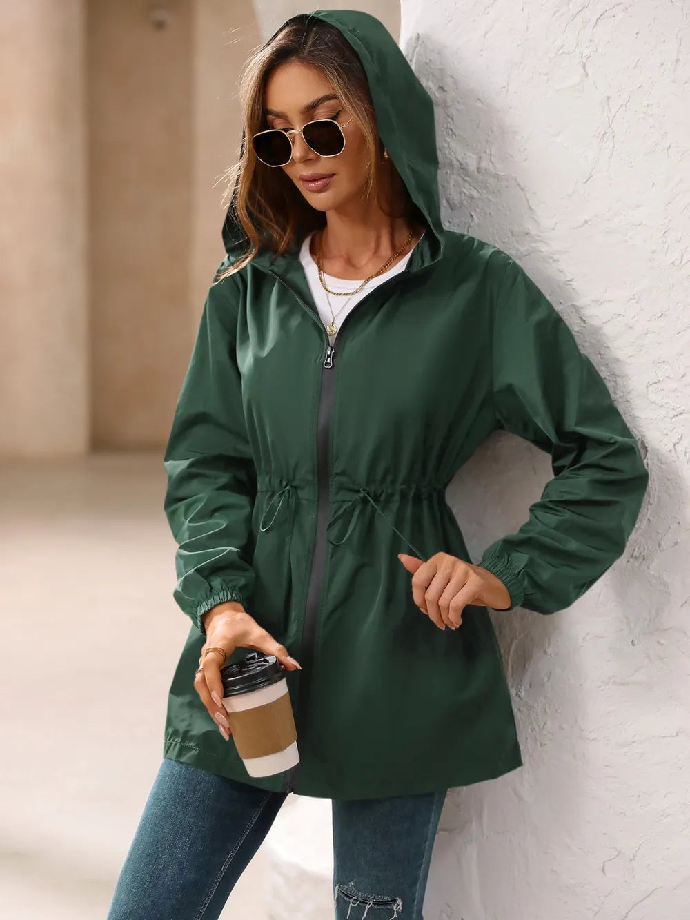 L’ADM – Veste Coupe-Vent Long Imperméable