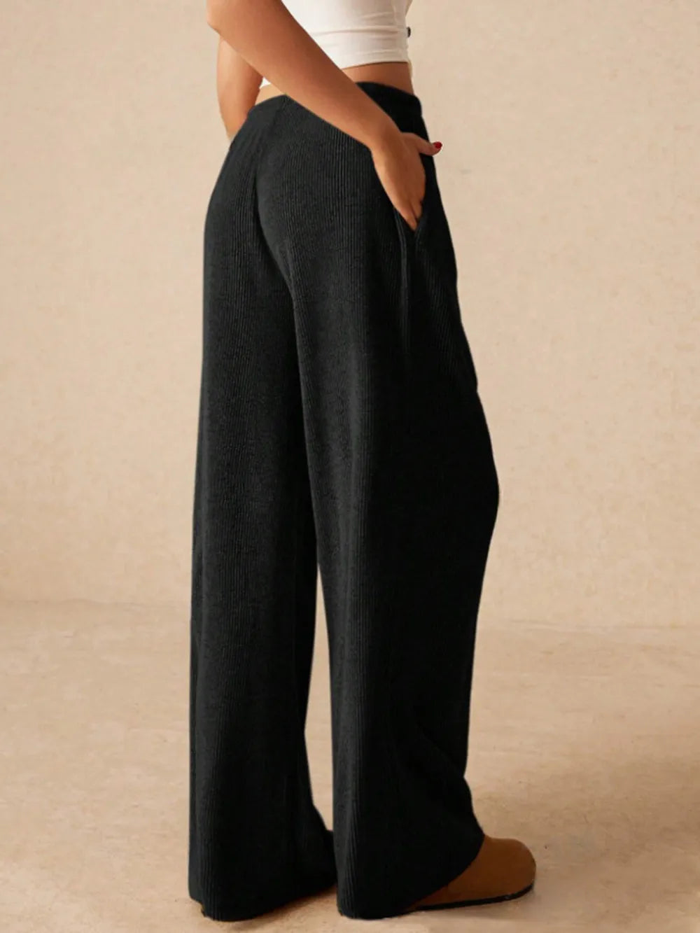 L'ADM – Pantalon Côtelé à Jambes Larges
