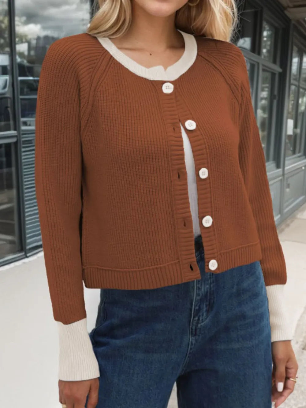 L'ADM - Gilet Boutonné à Manches Longues
