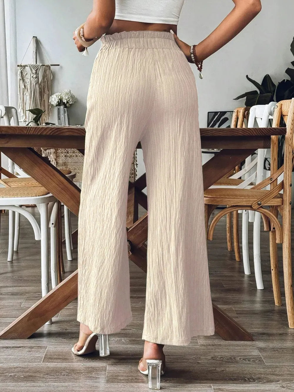 L'ADM - Pantalon Palazzos à Volants