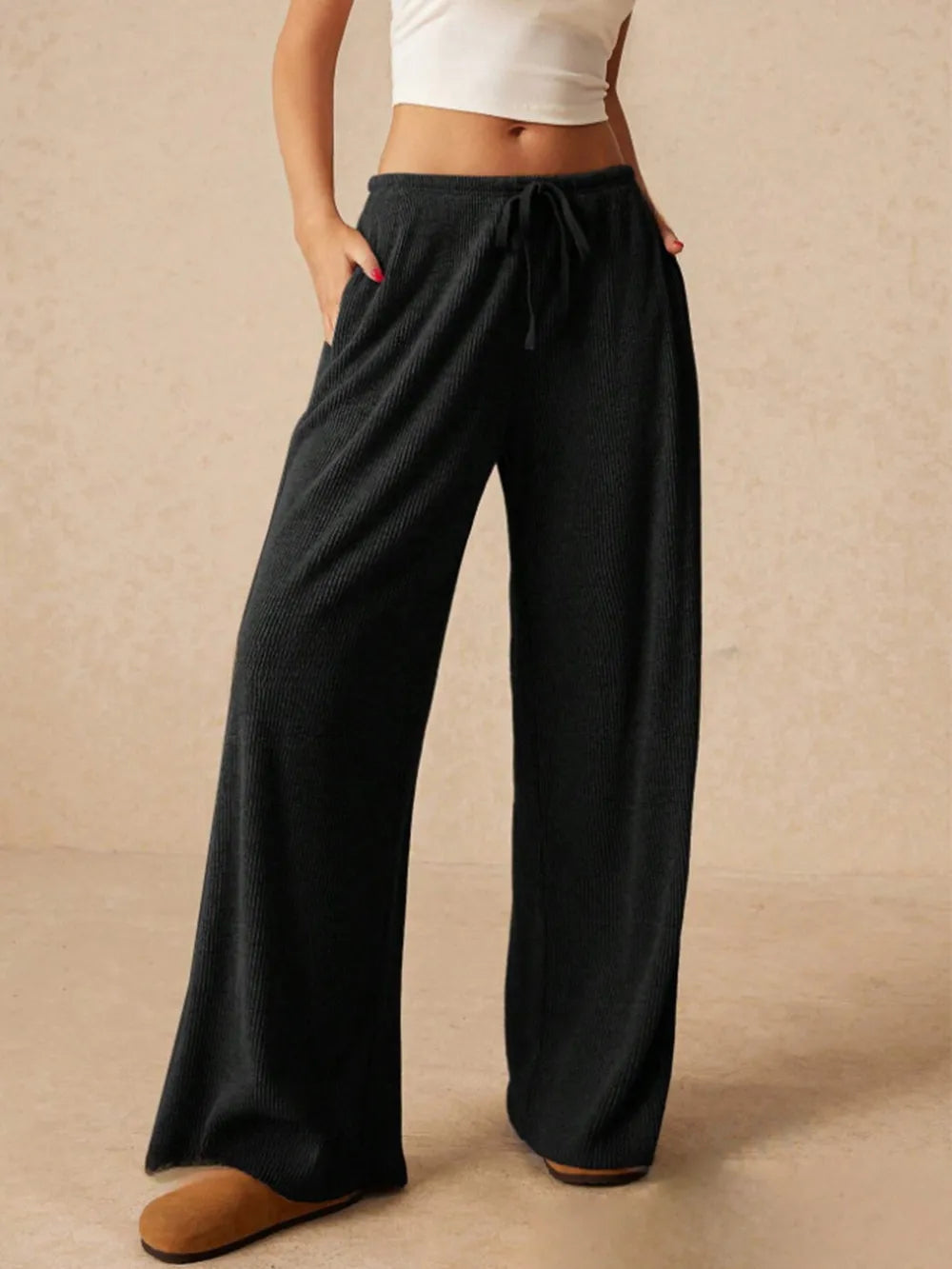 L'ADM – Pantalon Côtelé à Jambes Larges