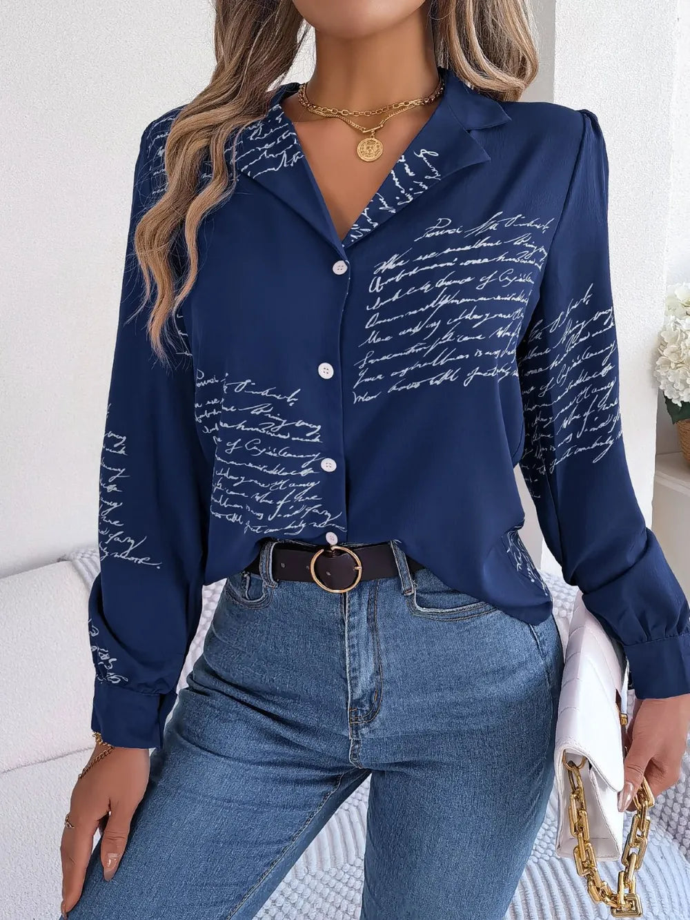 L’ADM - Blouse Boutonnée Manches Longues