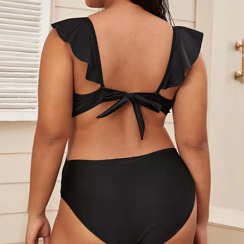 L'ADM - Maillot de bain grande taille "Élégance Volantée"