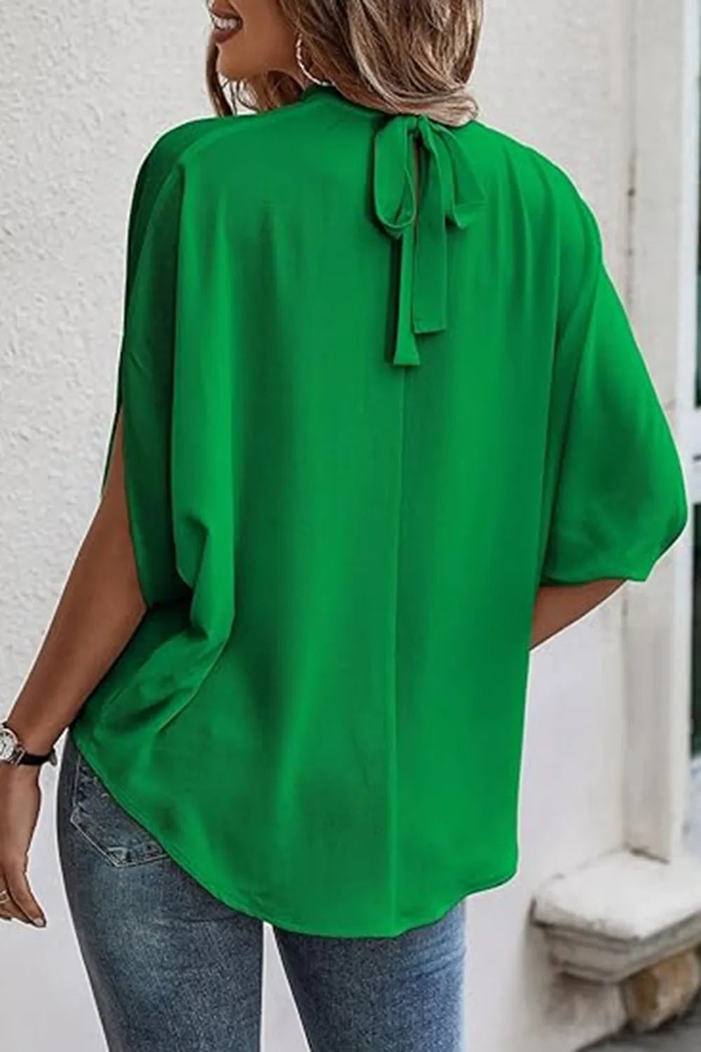 L'ADM - Blouse à Fentes et Dos Noué Blouse