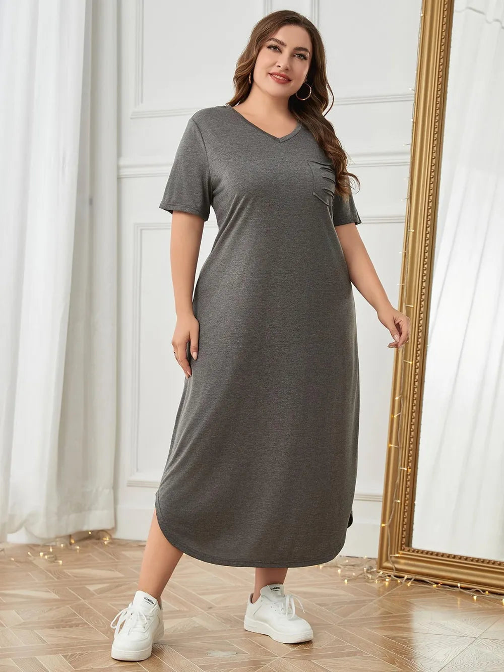 L'ADM - Robe Grande Taille Décontractée