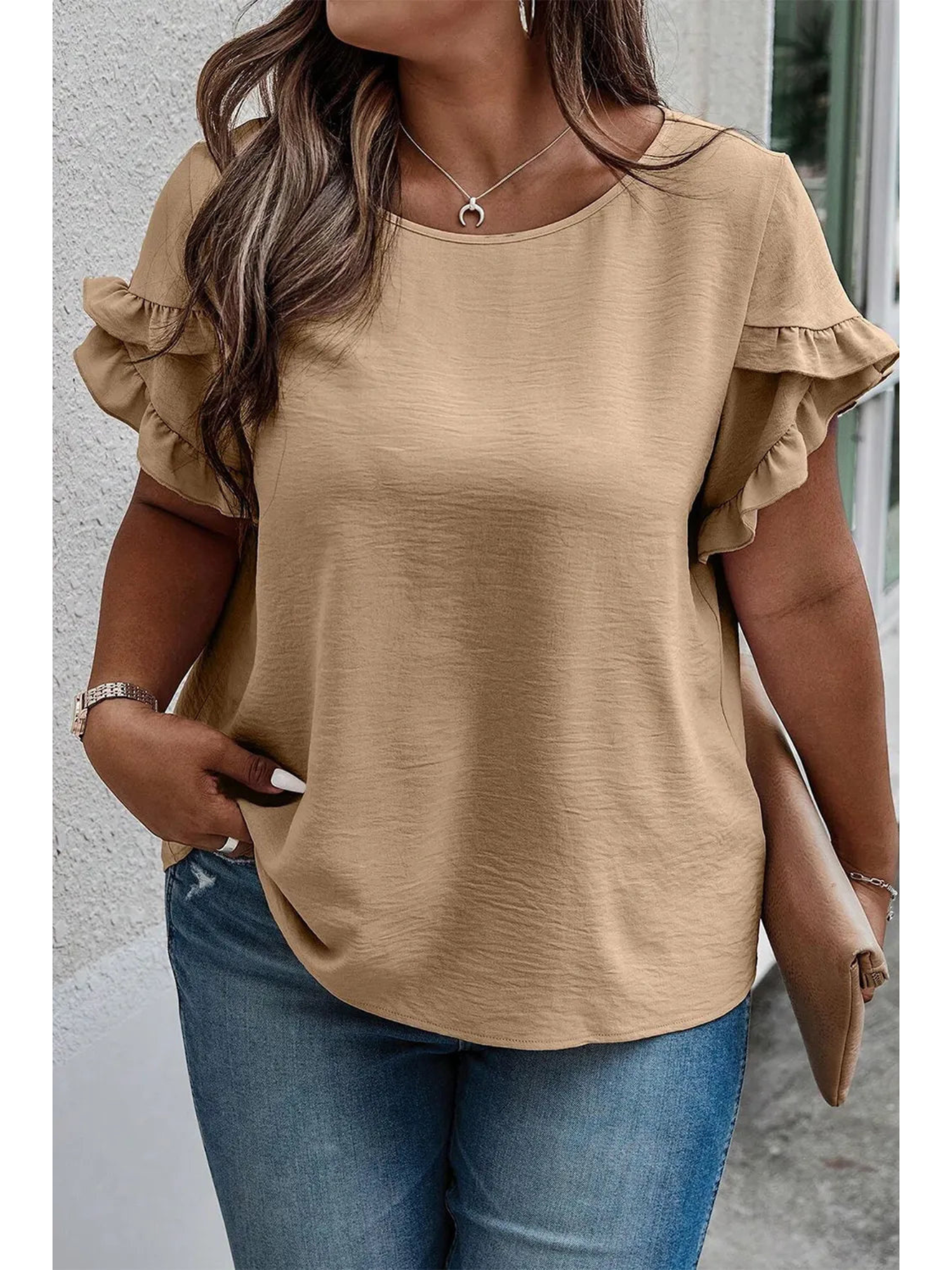 L'ADM - Blouse Évasé Grande Taille