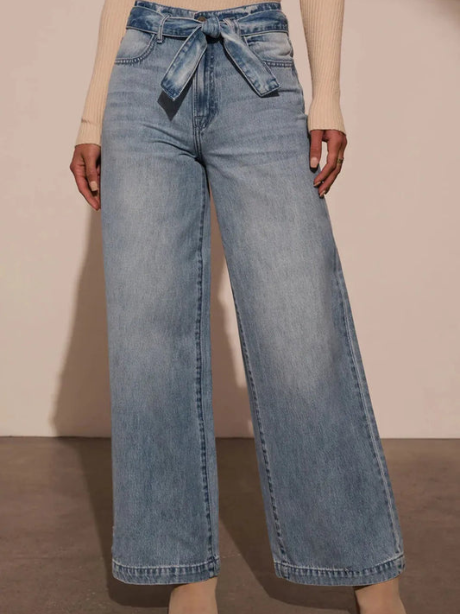 L'ADM - Jean Large à Ceinture Nouée