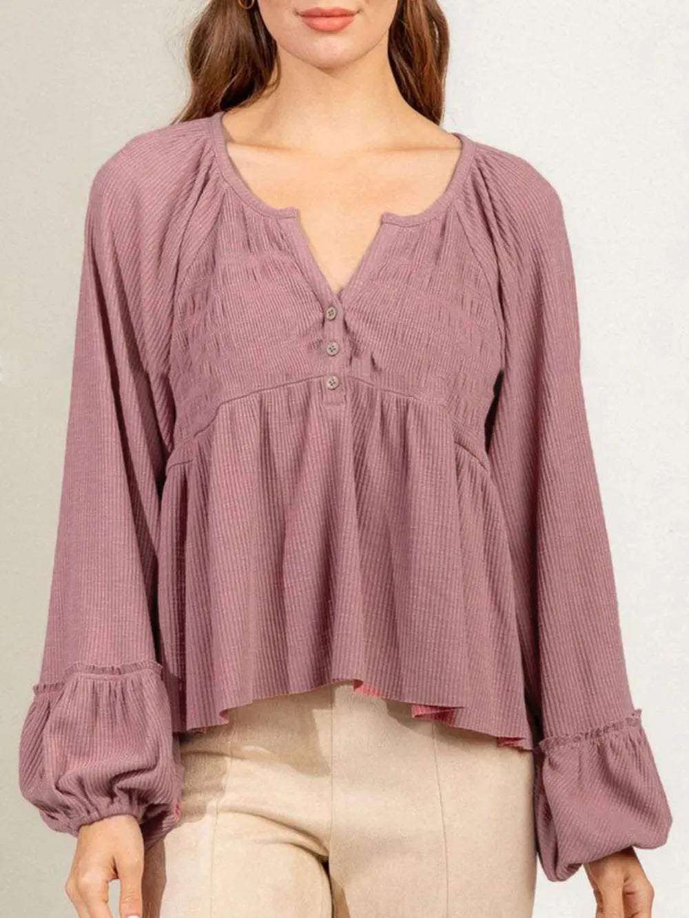 L'ADM - Blouse à Manches Bouffantes