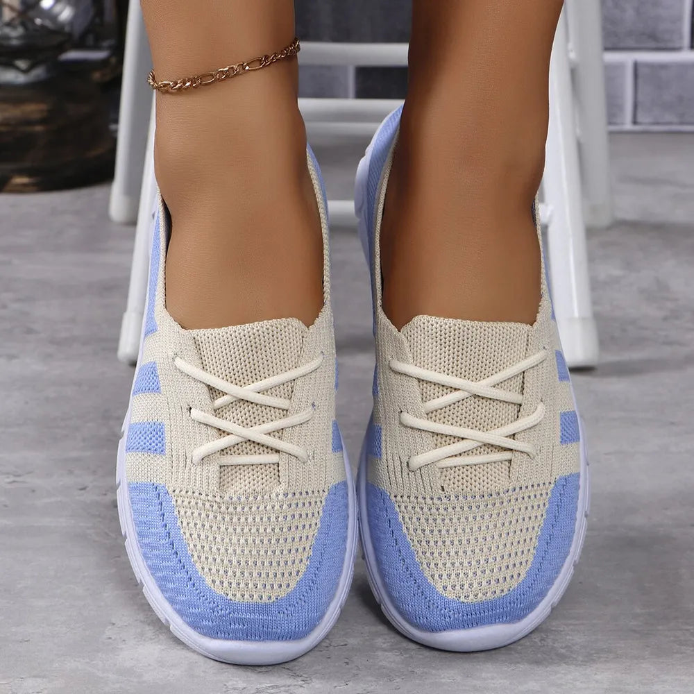 L'ADM – Slip-ons Contrastés en Maille