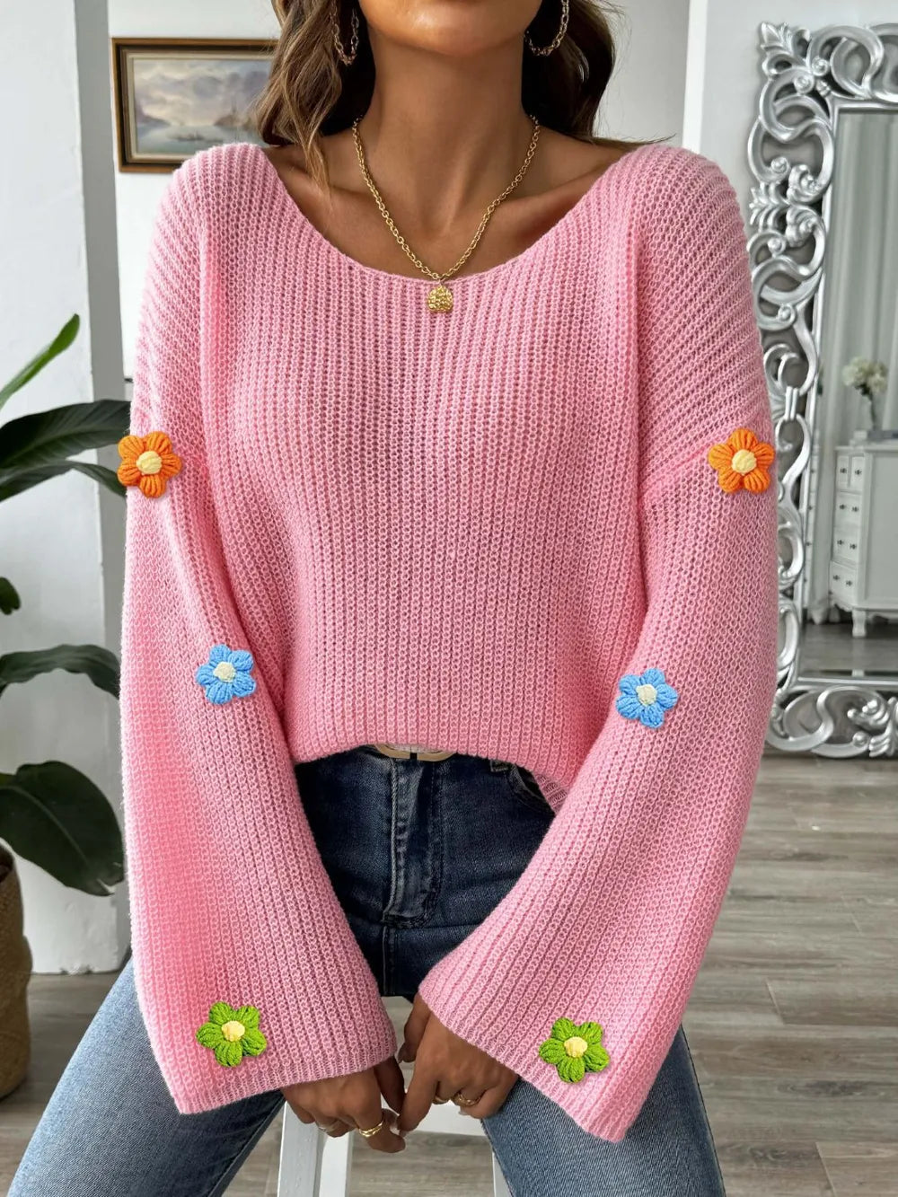 L'ADM - Pull Simple à Encolure Asymétrique
