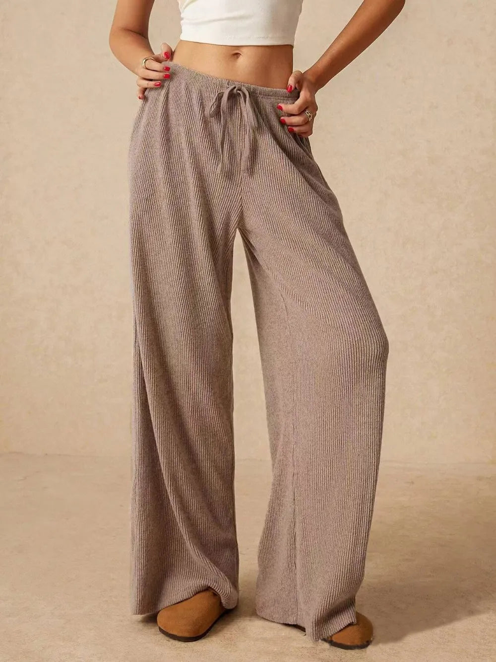 L'ADM – Pantalon Côtelé à Jambes Larges
