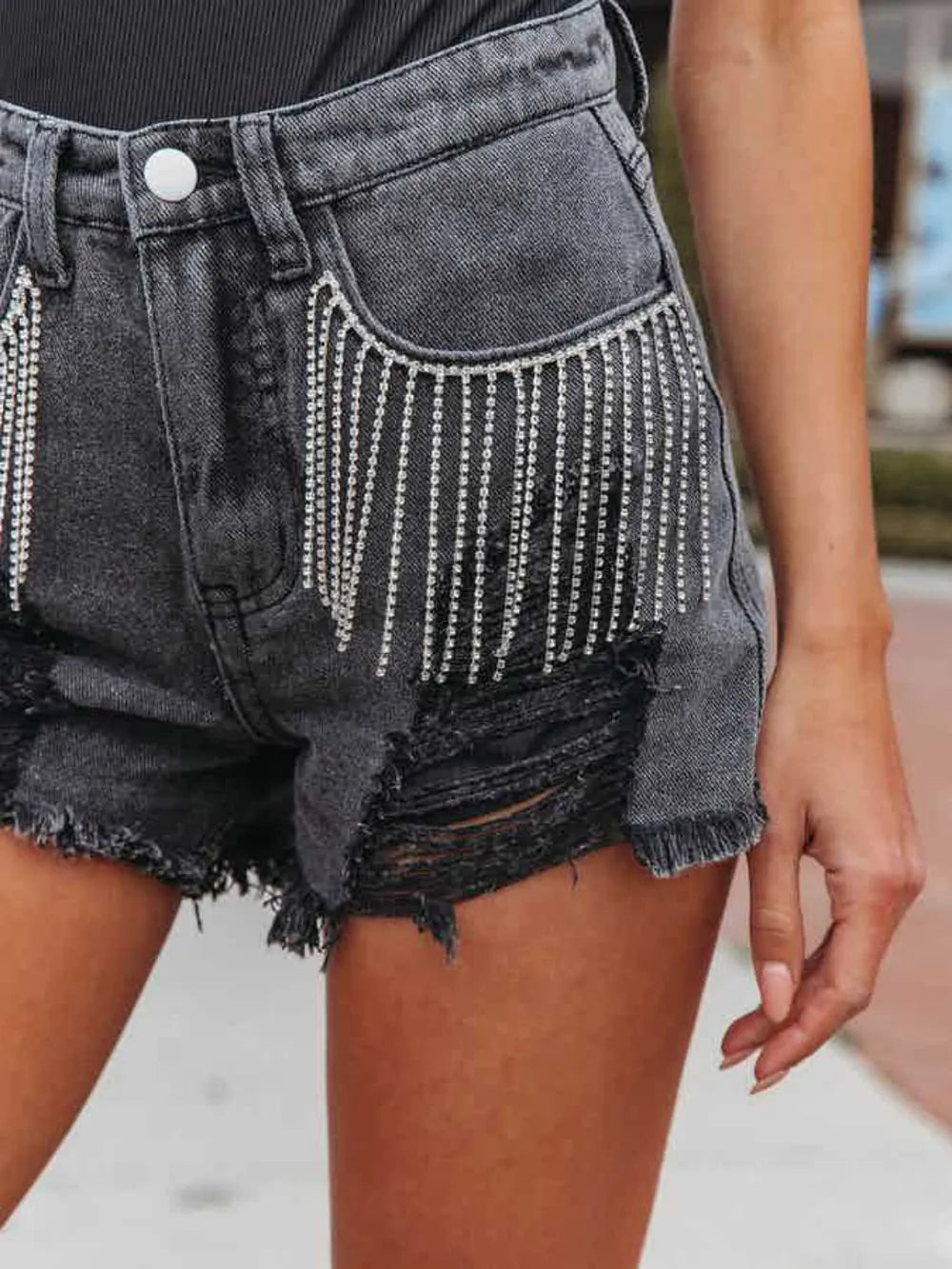 L'ADM Short Demin en Jean Effiloché