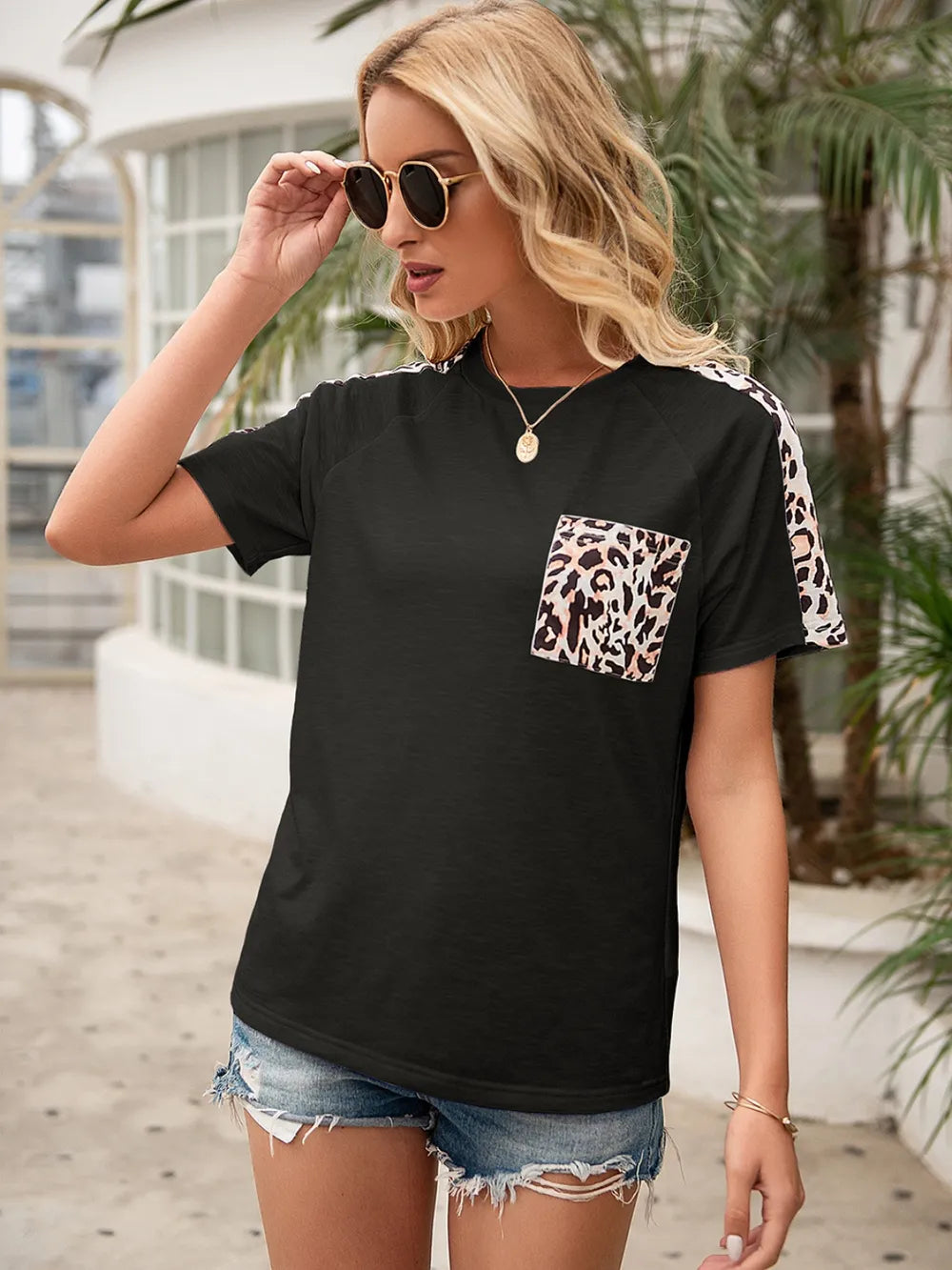 L'ADM - T-shirt Léopard Chic