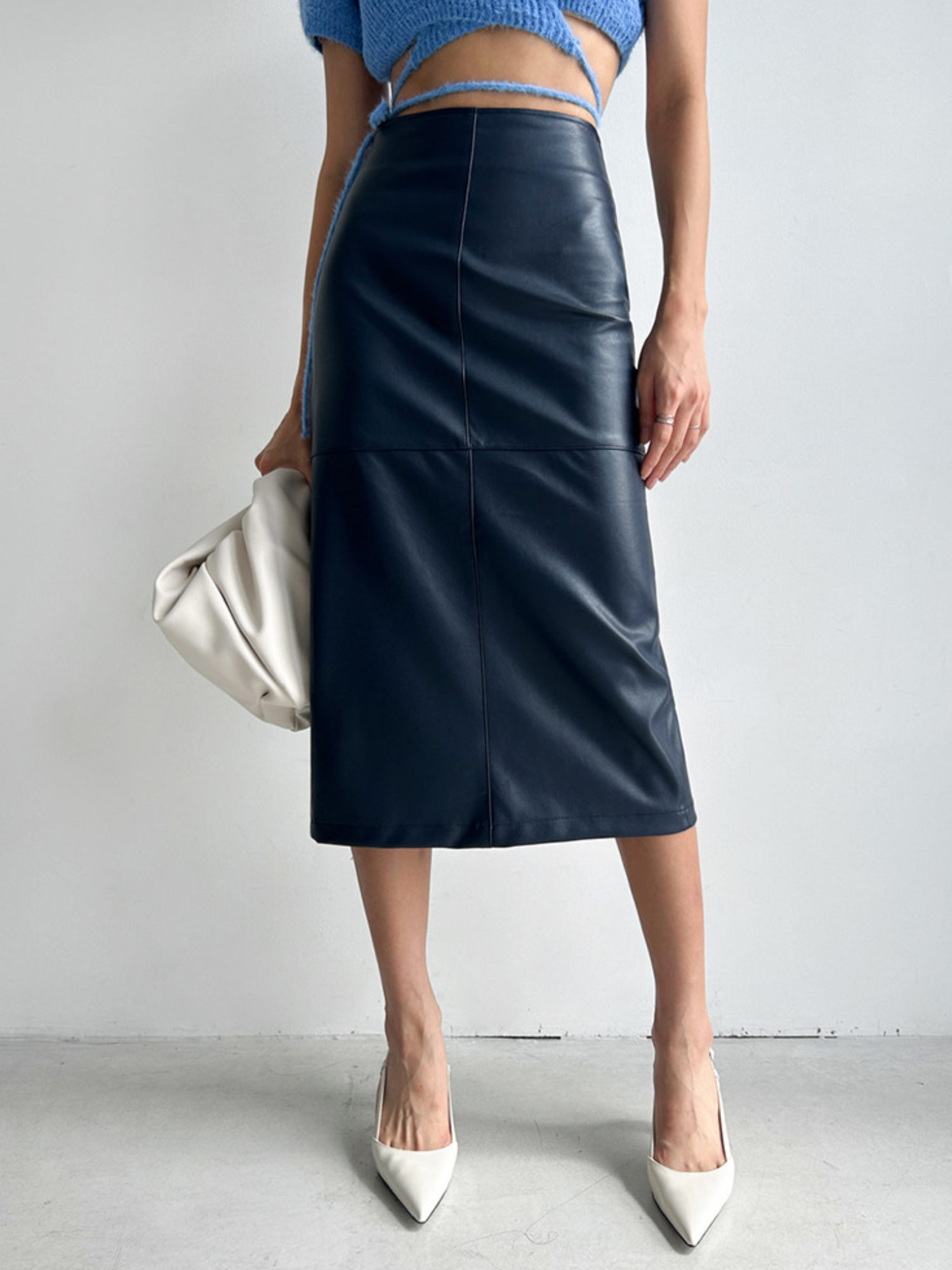 L’ADM - Jupe longue en cuir